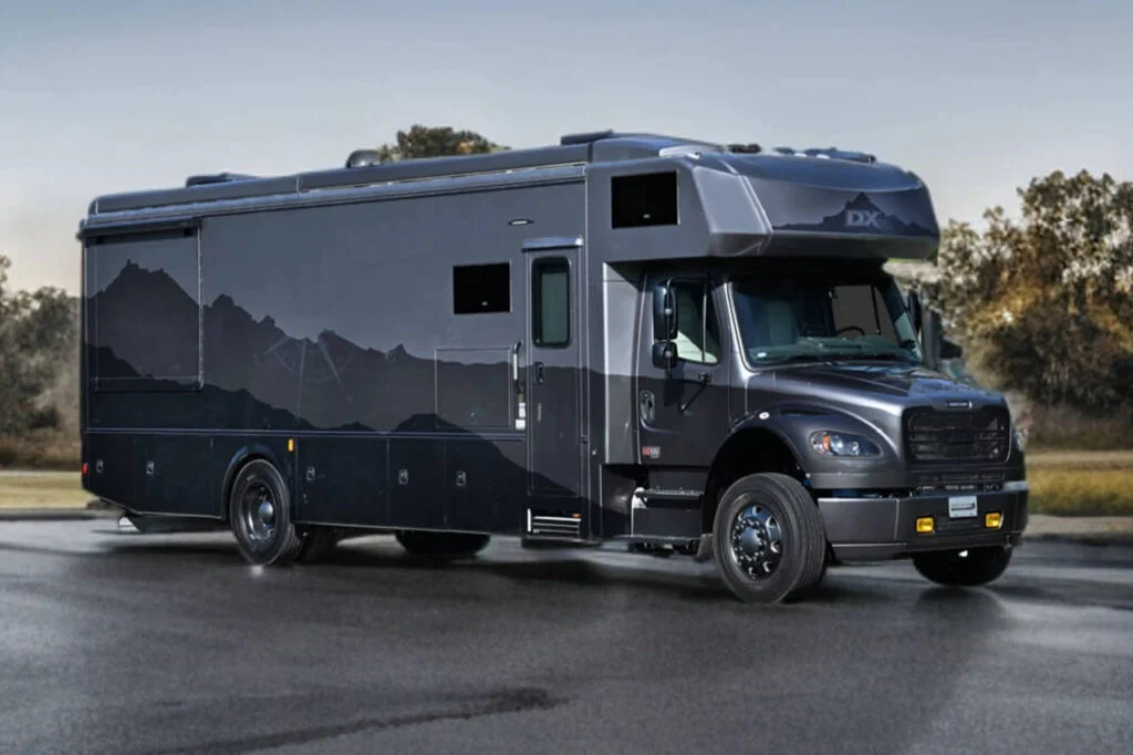2026 Dynamax DX3 luxury motorhome exterior and interior features overview