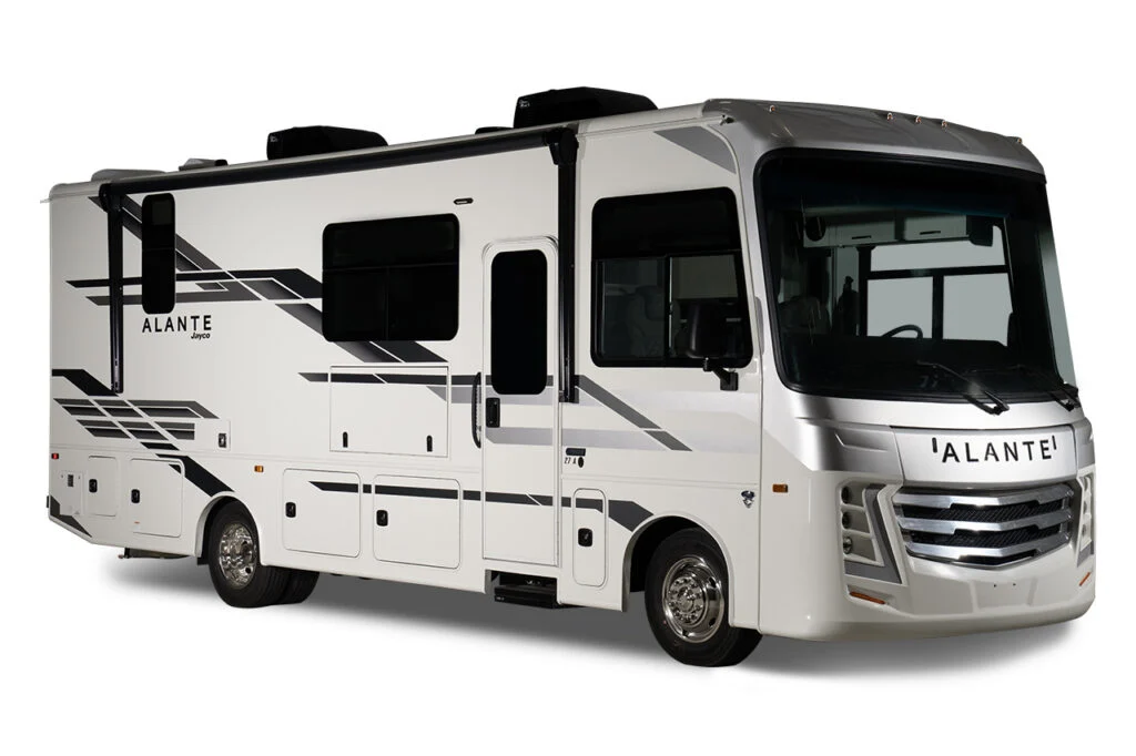 2026 Jayco Alante motorhome exterior and interior overview highlighting design and features, rv ownership