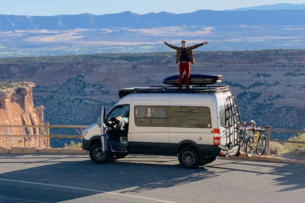converted Sprinter van